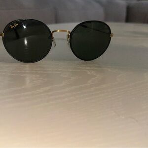 🖤 Rare Vintage Ray-Ban W1488 Leathers Round G-15 🖤